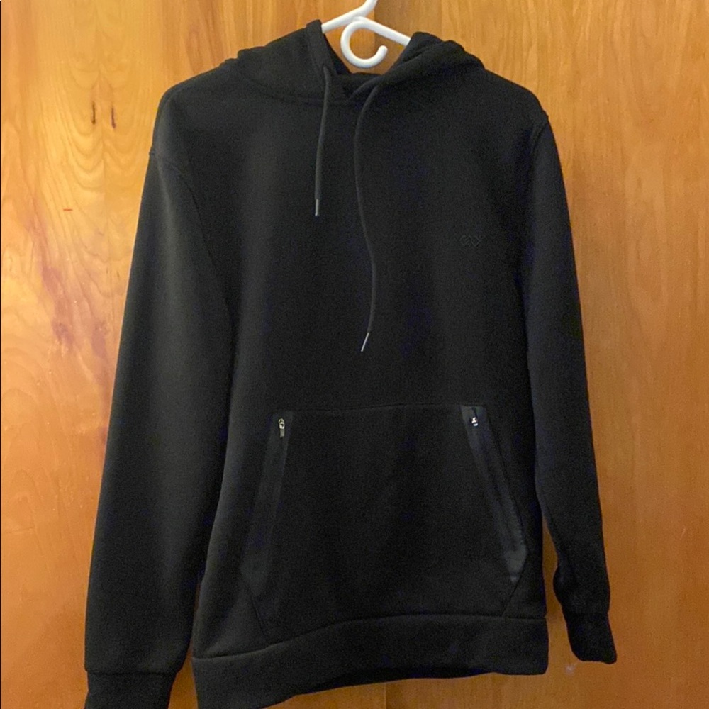 Black Hoodie with Front Pockets